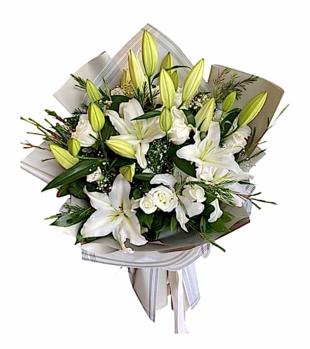 Kokulu Lilyum Buketi
