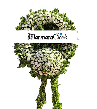 Logolu Cenaze Çelenk