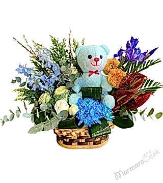 Erkek Bebek Doğum Çiçeği 