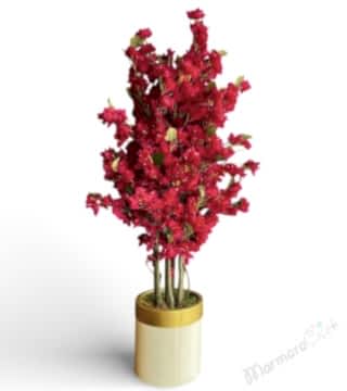 Fuşya Bahar Dalı Yapay Ağaç