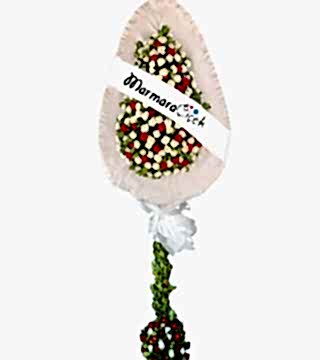 İki Renk Düğün Açılış Çelenk