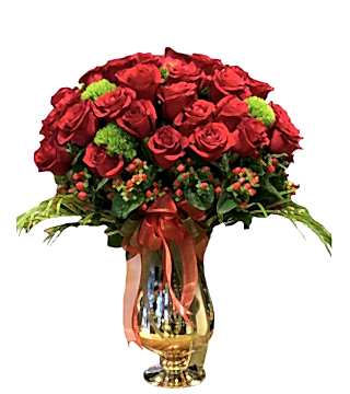 İthal Kırmızı Gül Aranjman