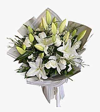 Kokulu Lilyum Buketi