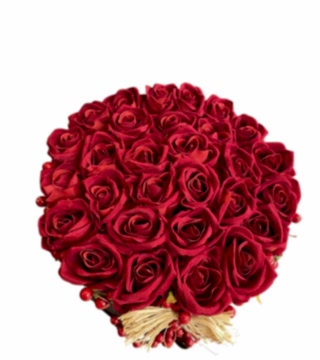 Baskılı Kutuda Yapay Güller