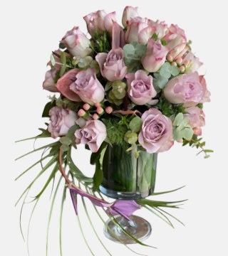 Lila Güller Şık Aranjman