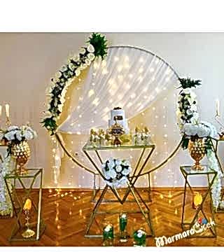 Çember Nişan Masa Süsü