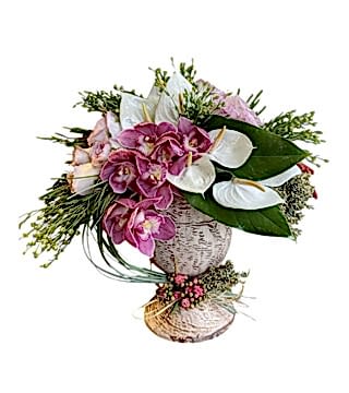 Orkideli Teşekkür Aranjman