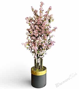 Pembe Bahar Dalı Yapay Ağaç
