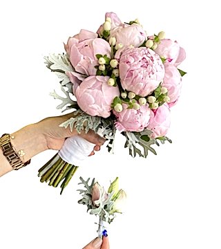 Pembe Şakayık (Paeonia) Gelin Çiçeği