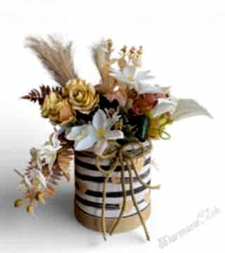 Sarı Bahar Kutulu Yapay Çiçek Aranjmanı