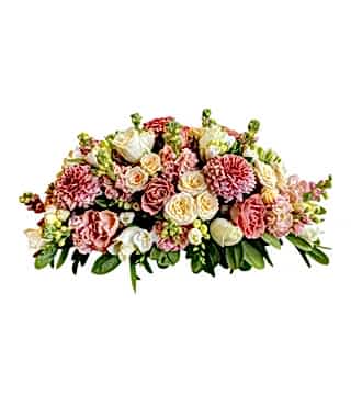 Somon Krem Masa Çiçeği