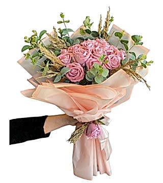 Yapay 15 güllü Buket 