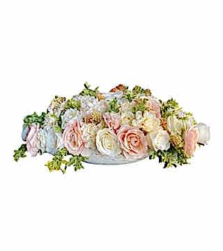 Yapay Soft Renklerde Masa Çiçeği